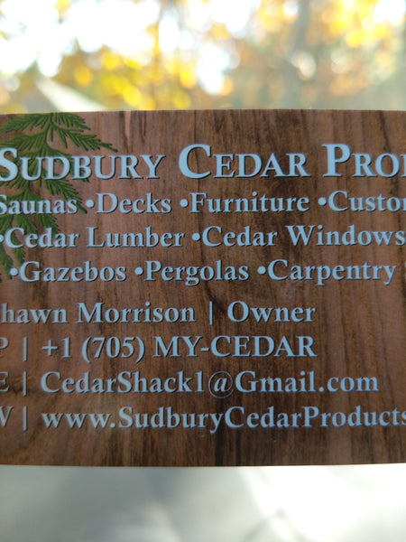 My experience with cedar