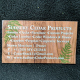 1x6x12 Cedar Rough/s4s/T&G