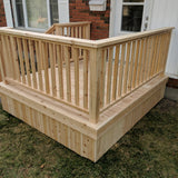 Cedar porch or entry way