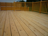 Cedar Decking using 2" cedar lumber