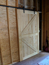 52" x 96" Cedar Sliding Door