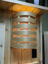 Custom Cedar Sauna Lights