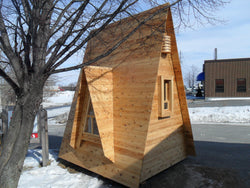 Custom A Frame Cedar Sauna