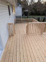 Brittney & Paige P. Cedar Deck and Pressure Treated Fence Project