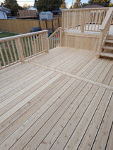Brittney & Paige P. Cedar Deck and Pressure Treated Fence Project