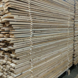 1x5x8 rough cedar lumber used for many uses