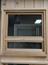 24"x24" Solid Cedar Window